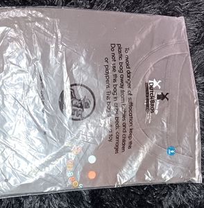 Dutch Bros Gray Logo T Shirt, Size L